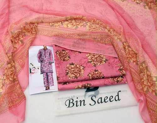 Bin Saeed 2pc Summer Lawn