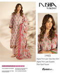Nishat 3pc Lawn with Lawn Dupata