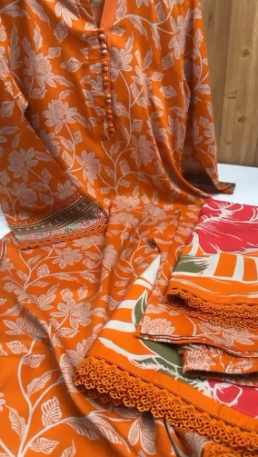 Women's 2pc / 3pc Lawn Stylish Dress-(Hit Code)